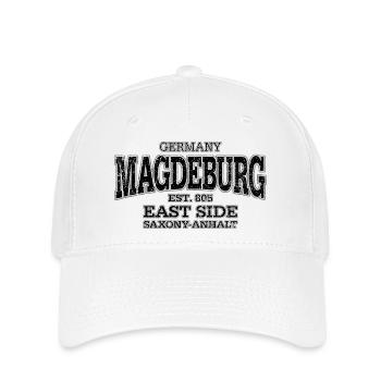Magdeburg black (oldstyle) - Flexfit Cap - Weiß - Vorne