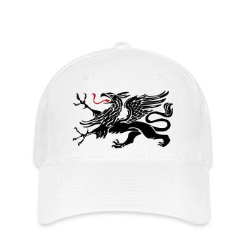 Rostocker Greif Schwarz Rostock - Flexfit Cap - white - Front