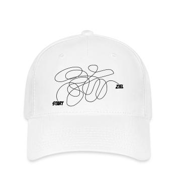 Start Destination Journey 1c - Flexfit Cap - white - Front