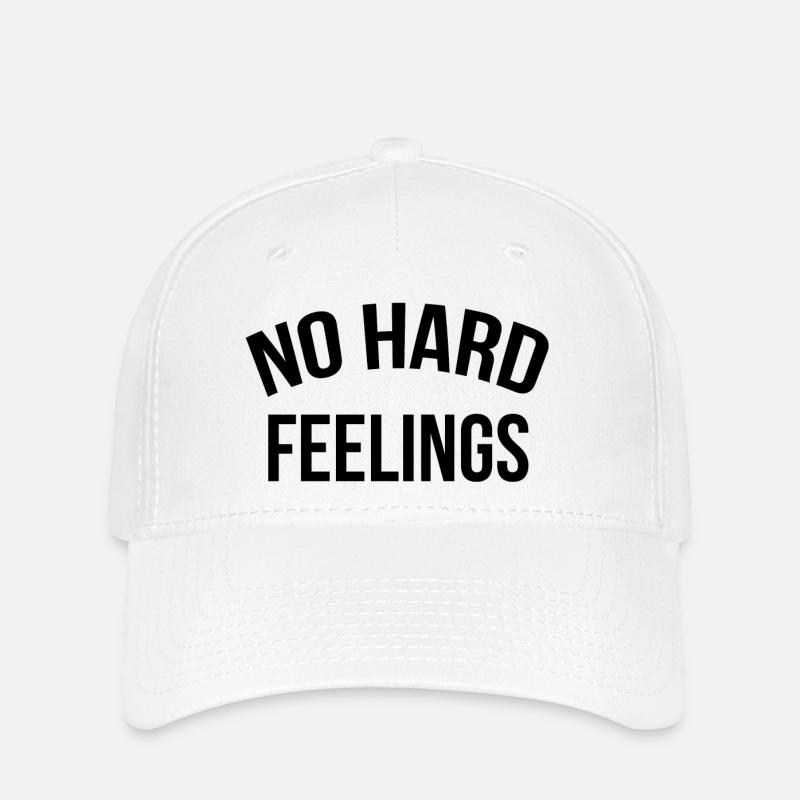 No hard feelings - Flexfit Cap - white