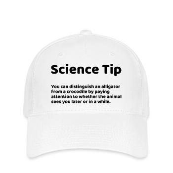 Science Tip Funny Saying - Flexfit Cap - white - Front