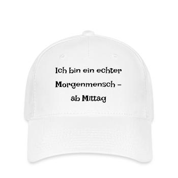 Typisch-Gamer - Flexfit Cap - Weiß - Vorne