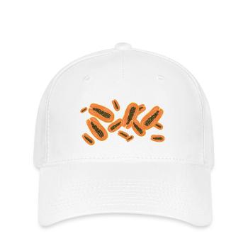 Le parfum des papayes - Casquette Flexfit - blanc - Devant