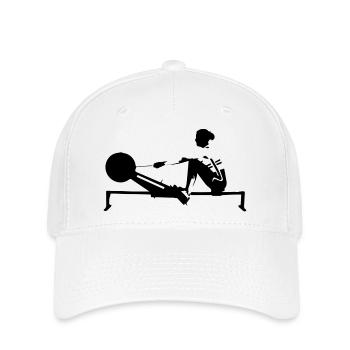 Women's Indoor Rowing Machine, Strength in Motion - Flexfit Cap - white - Front