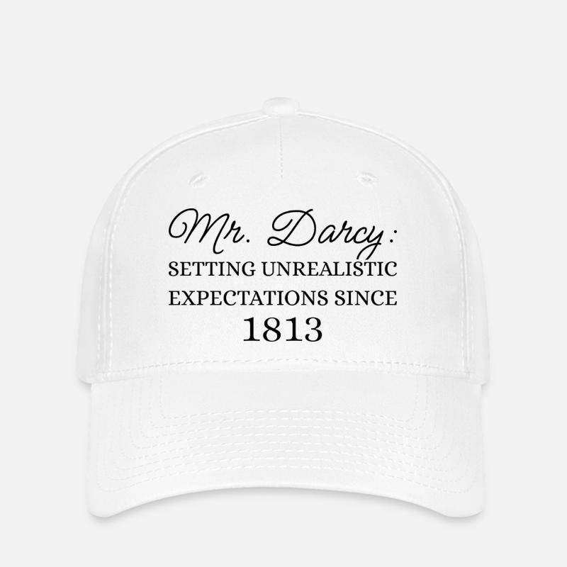 Mr. Darcy: Unrealistische Erwartungen seit 1813 III - Flexfit Cap - Weiß