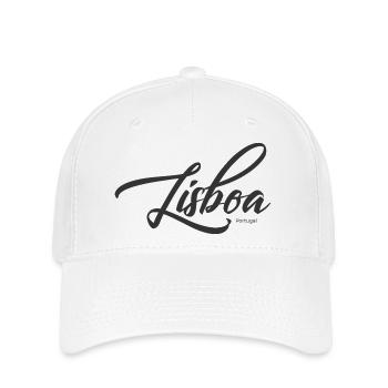 Lisboa Script Portugal - Flexfit Cap - Weiß - Vorne