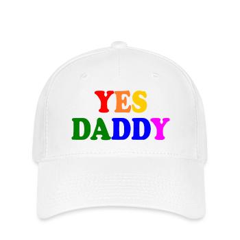 Yes daddy - Flexfit Cap - white - Front