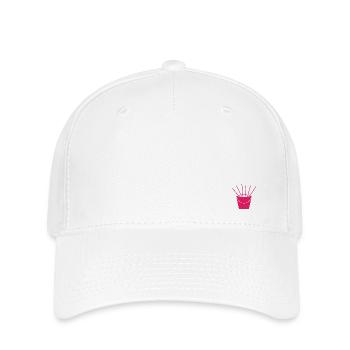 Mallorca - Team Sangria - Chest Logo - Flexfit Cap - white - Front