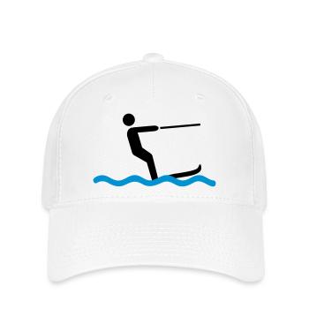 2541614 15707206 ski nautique - Casquette Flexfit - blanc - Devant