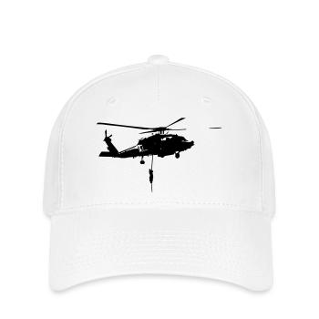 Helicopter action - Flexfit Cap - white - Front