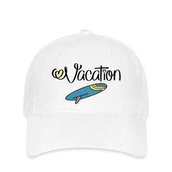 Urlaub - Flexfit Cap - Weiß - Vorne