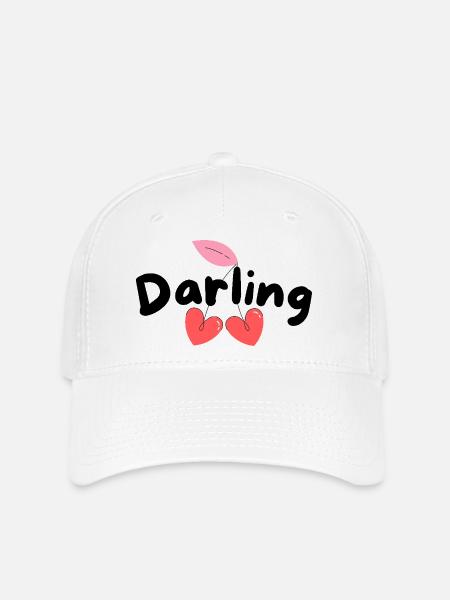 Darling I love you - Flexfit Cap - Weiß