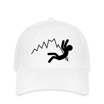 Baisse des prix (noir) - Casquette Flexfit - blanc - Devant