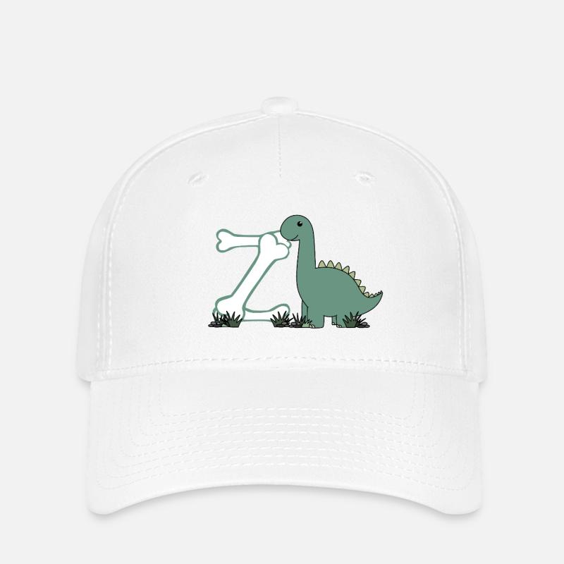 Buchstabe Z - Flexfit Cap - Weiß