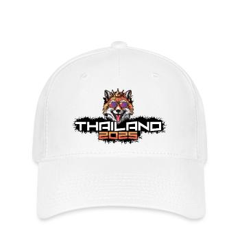 Thailand 2025 Party Fuchs - Flexfit Cap - Weiß - Vorne