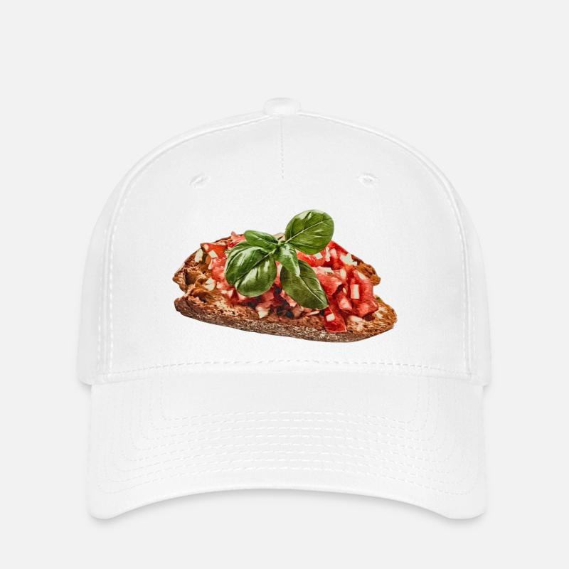 Bruschetta - Flexfit Cap - white