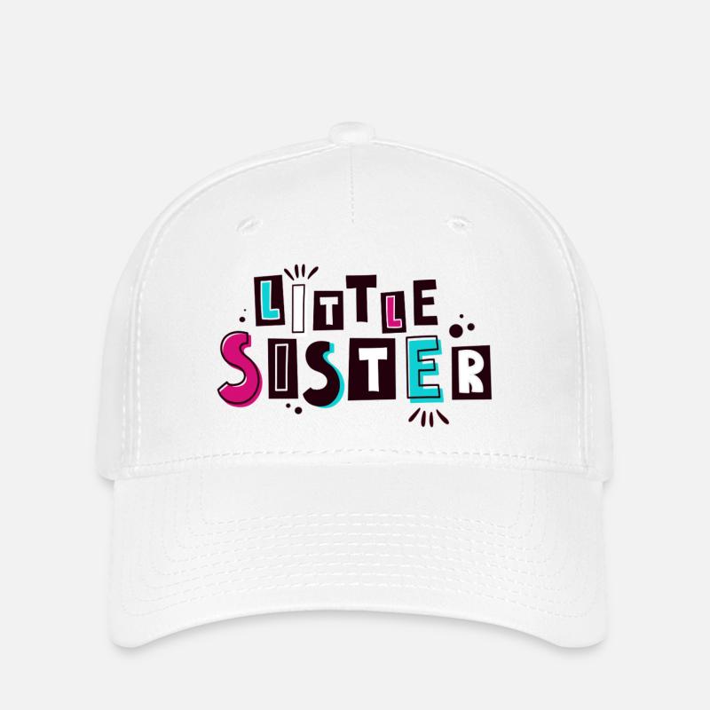 little sister - Flexfit Cap - white