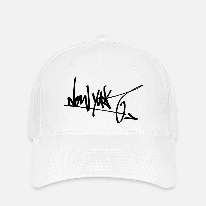 graffity new york 01 - Flexfit Cap - white