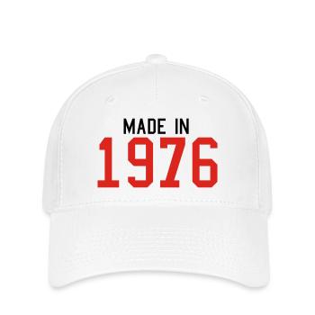 1976 - Flexfit Cap - Weiß - Vorne