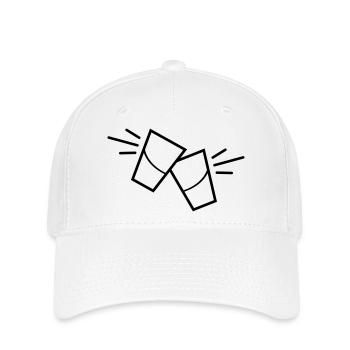 vodka kurze - Flexfit Cap - Weiß - Vorne