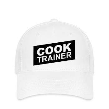 cook trainer - Flexfit Cap - white - Front