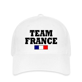 Team france - Flexfit Cap - Weiß - Vorne