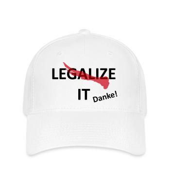 Cannabis Marijuana Legalization - Flexfit Cap - white - Front