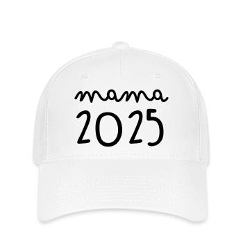 Mom 2025 - Flexfit Cap - white - Front
