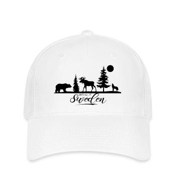 Schweden Schweden Viking Norden Skandinavien Mittsommer - Flexfit Cap - Weiß - Vorne