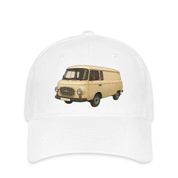 B1000 als Comic - Flexfit Cap - Weiß - Vorne