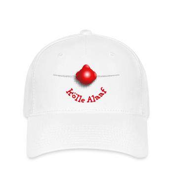 Clown's Nose – Kölle Alaaf - Flexfit Cap - white - Front