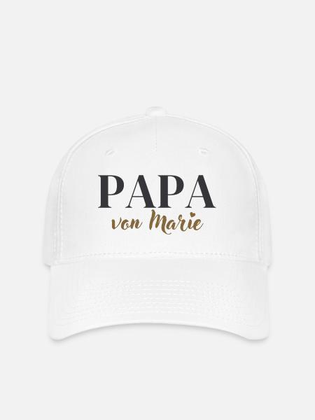 PAPA VON MARIE - Flexfit Cap - Weiß