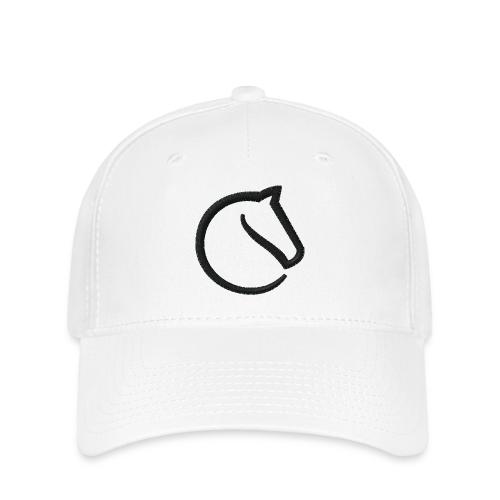 black lichess logo - Flexfit Cap