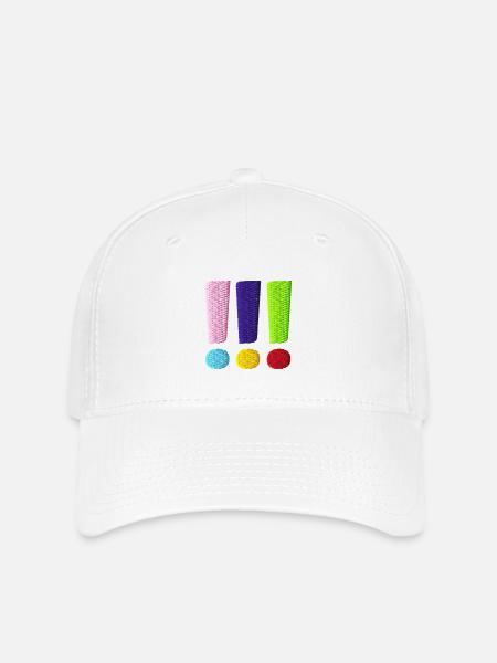 Die Drei !!! Logo Stick - Flexfit Cap - Weiß