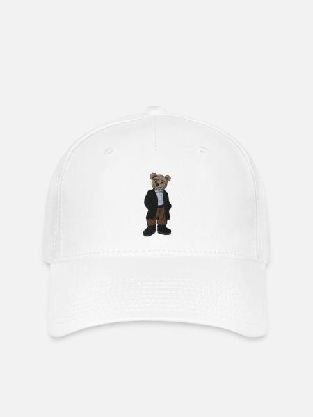 Teddybär 12 - Flexfit Cap - Weiß