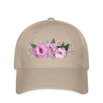 Fleurs Rose - Casquette Flexfit - kaki - Devant