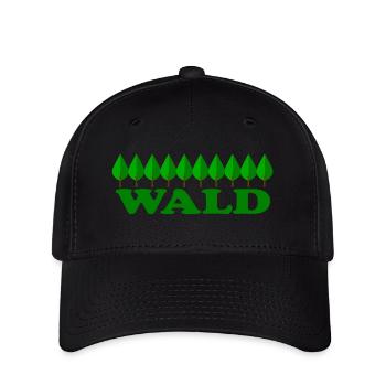 WALD - Flexfit Cap - Schwarz - Vorne