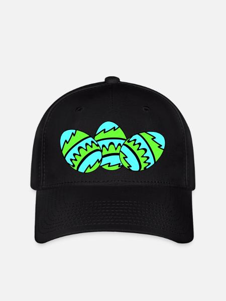 ostereier 03 - Flexfit Cap - Schwarz