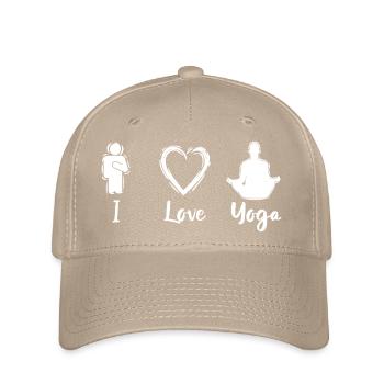 J’adore le yoga - Casquette Flexfit - kaki - Devant