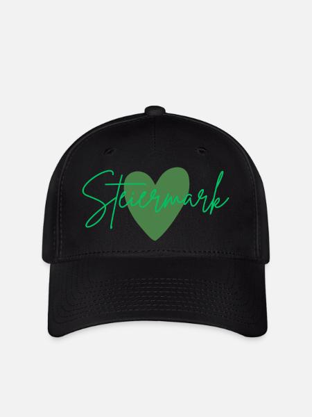 🌿 Steiermark – Das grüne Herz Österreichs 🌄 - Flexfit Cap - Schwarz