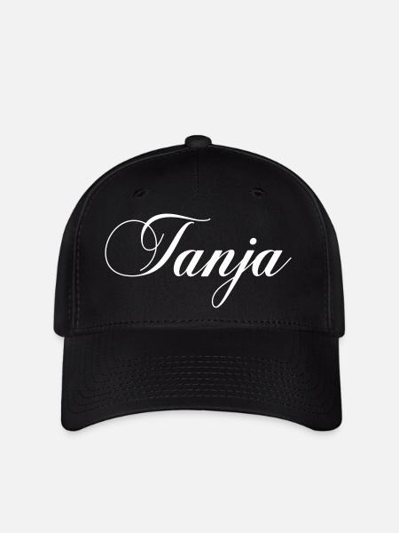 name tanja - Flexfit Cap - Schwarz