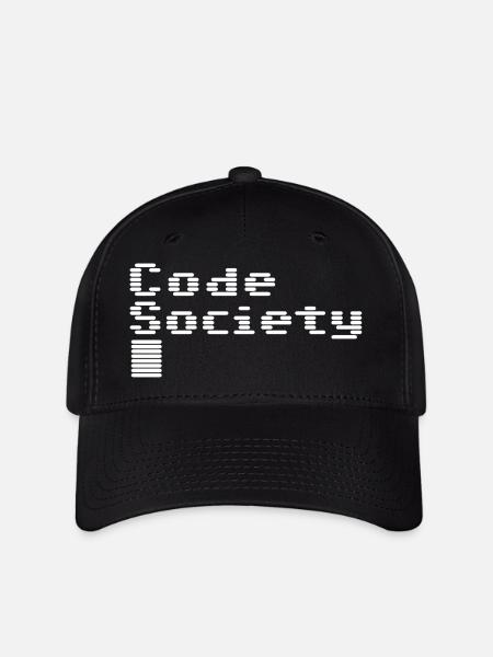 Code Society - Flexfit Cap - Schwarz