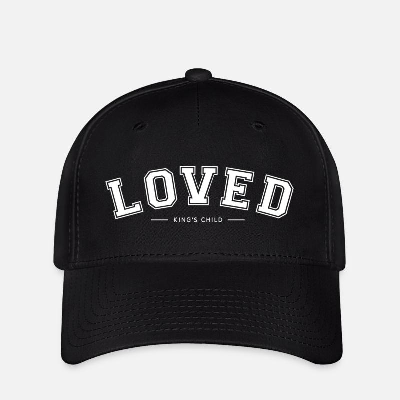 loved - king's child - loved - collegestyle - Flexfit Cap - black