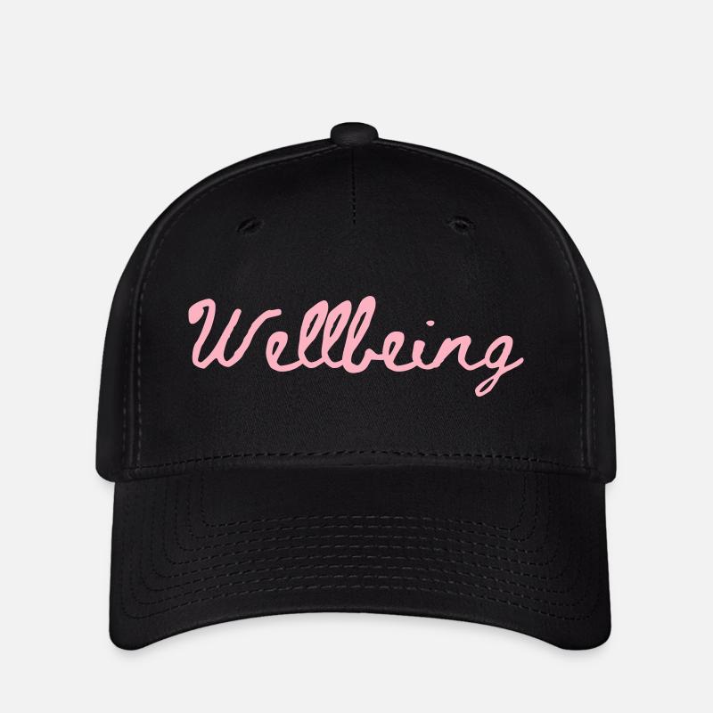 211753052_341312797_Wellbeing - Flexfit Cap - Schwarz