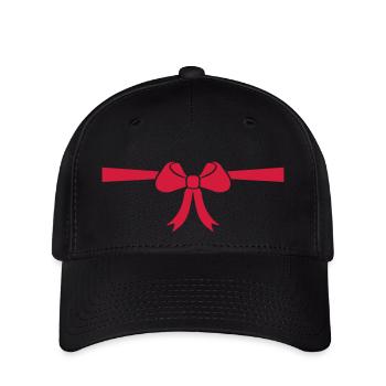 Schleife - Flexfit Cap - Schwarz - Vorne