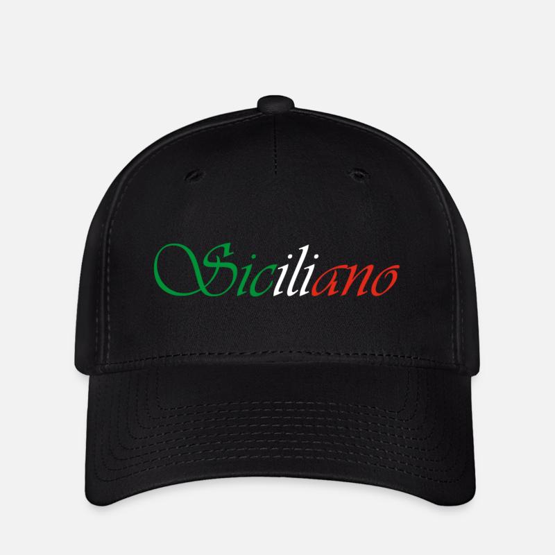 Siciliano - Casquette Flexfit - noir