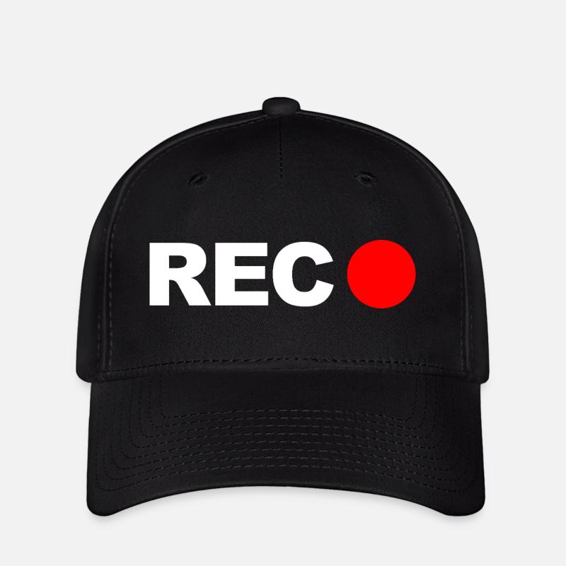 Rec - Casquette Flexfit - noir