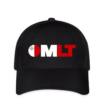 Malte - Casquette Flexfit - noir - Devant