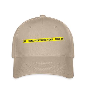 Crime scene do not cross - Flexfit Cap - khaki - Front