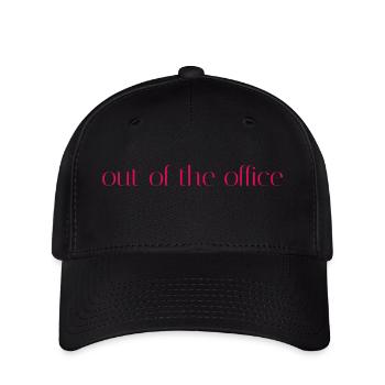 Absent du bureau 3 - Casquette Flexfit - noir - Devant